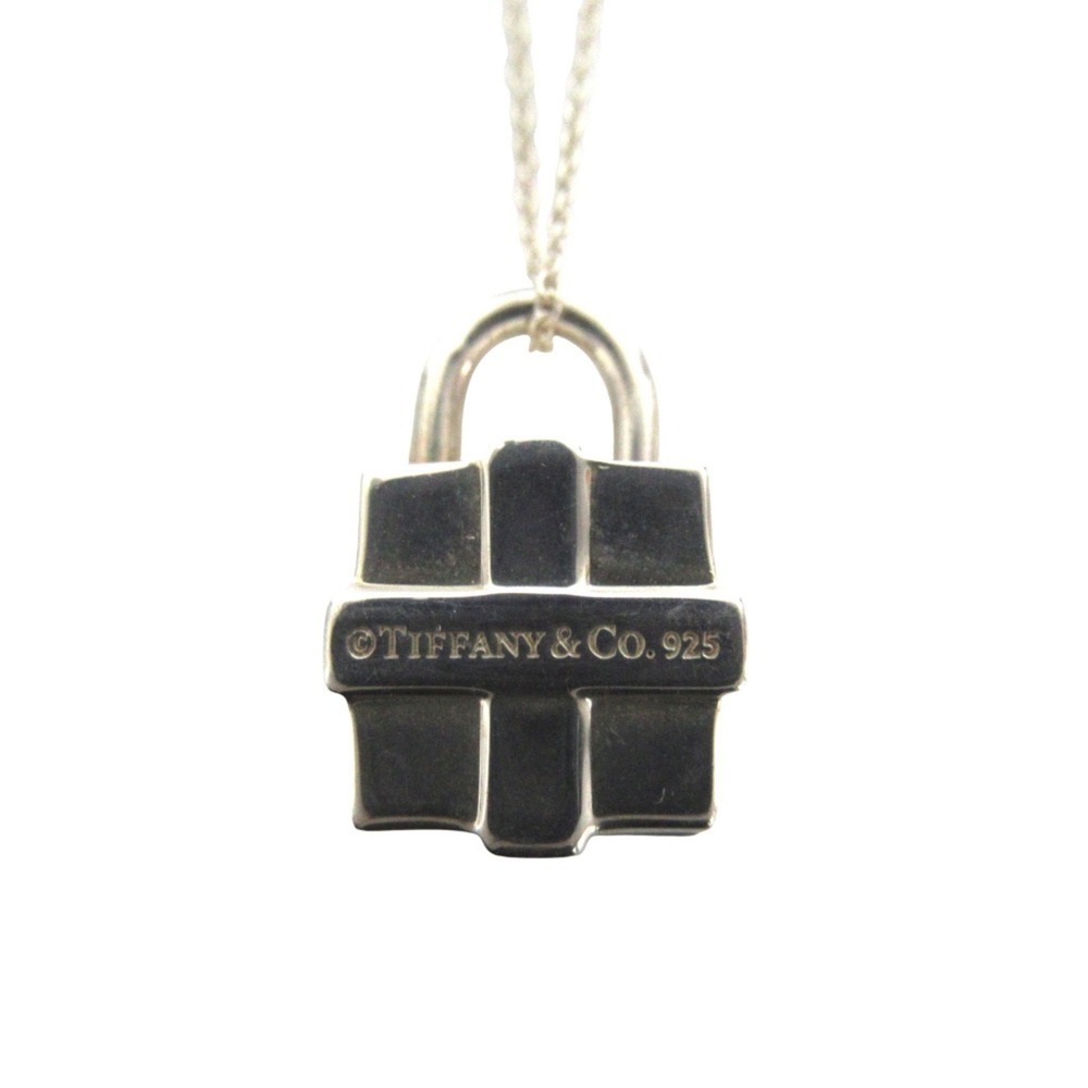 Tiffany & Co. Gift Box Motif Necklace Pendant, 925 Silver, Women's - Picture 2 of 8